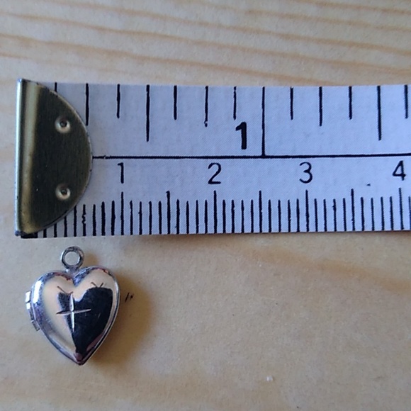 Sterling Silver Heart Cross Locket - Picture 4 of 4
